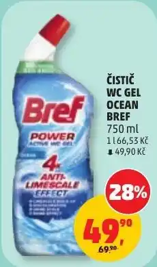 Penny Market Bref čistič wc gel ocean nabídka