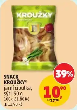 Penny Market Kroužky jarní cibulka, sýr nabídka