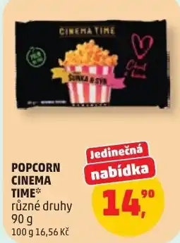 Penny Market Cinema Time popcorn nabídka