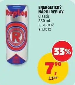 Penny Market Replay Energetický nápoj replay classic nabídka