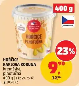 Penny Market Karlová Koruna hořčice kremžská plnotučná nabídka