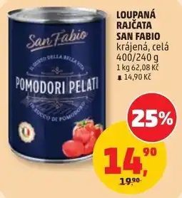 Penny Market San Fabio loupaná rajčata nabídka