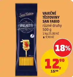 Penny Market San Fabio vařené těstoviny spaghetti nabídka