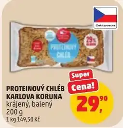 Penny Market Karlová Koruna proteinový chléb nabídka