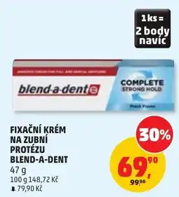 Penny Market Blend-a-dent fixační krém na zubní protézu nabídka