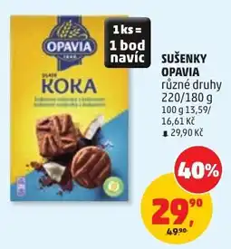 Penny Market Opavia sušenky různé druhy nabídka