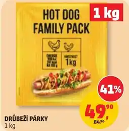 Penny Market Drůbeží párky nabídka