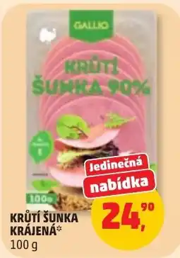 Penny Market Gallio krůtí šunka krájená nabídka