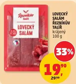Penny Market Reznikův talíř lovecký salám nabídka