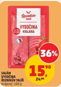 Penny Market Reznikův talíř vysočina krájená nabídka