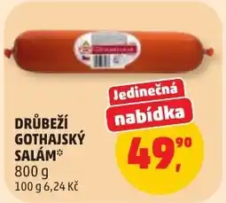 Penny Market Drůbeží gothaiský salám nabídka
