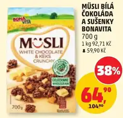 Penny Market Bonavita můsli bílá čokoláda a sušenky nabídka