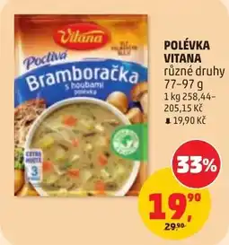 Penny Market Vitana Bramboračka s houbami nabídka