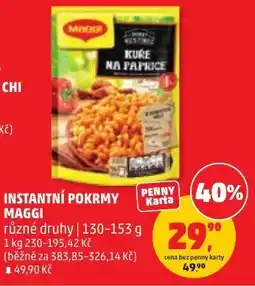 Penny Market Instantní pokrmy maggi nabídka