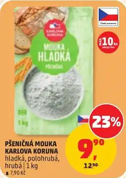 Penny Market Karlová Koruna pšeničná mouka hladká polohrubá hrubá nabídka