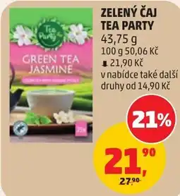 Penny Market Tea Party zelený čaj tea party nabídka