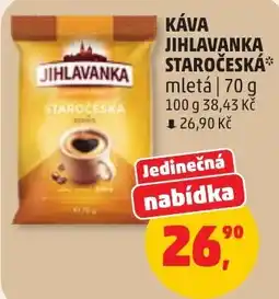 Penny Market Jihlavanka káva staročeská nabídka