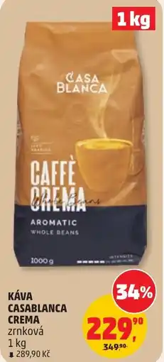 Penny Market Káva casablanca crema zrnková nabídka