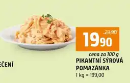 Terno Pikantní sýrová pomazánka nabídka