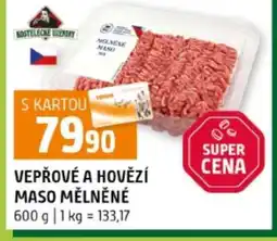Terno Vepřové a hovězí maso mleté nabídka