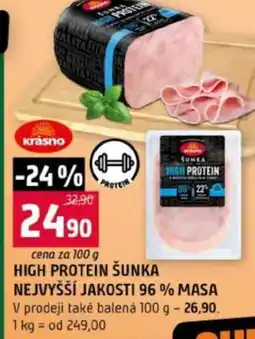 Terno HIGH PROTEIN ŠUNKA NEJVYŠŠÍ JAKOSTI 96 % MASA nabídka