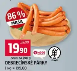 Terno Debrecínské párky nabídka