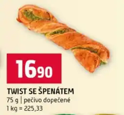 Terno Twist se špenátem nabídka