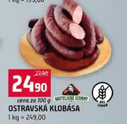 Terno Ostravská klobása nabídka