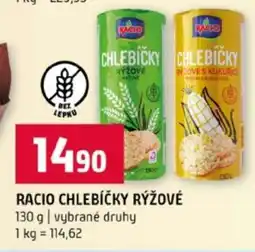 Terno Racio Chlebíčky rýžové nabídka
