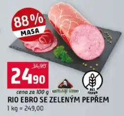 Terno Rio Ebro se zeleným pepřem nabídka