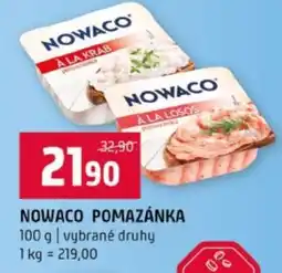 Terno Nowaco pomazánka nabídka