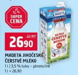 Terno MADETA JIHOČESKÉ ČERSTVÉ MLÉKO nabídka