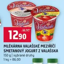 Terno MLÉKÁRNA VALAŠSKÉ MEZIŘÍČÍ SMETANOVÝ JOGURT Z VALAŠSKA nabídka