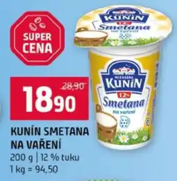 Terno KUNÍN SMETANA NA VAŘENÍ nabídka