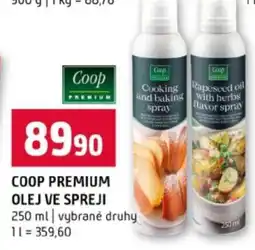 Terno COOP PREMIUM OLEJ VE SPREJI nabídka