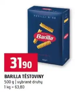 Terno Barilla těstoviny nabídka