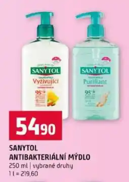 Terno SANYTOL ANTIBAKTERIÁLNÍ MÝDLO nabídka