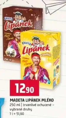 Terno Madeta Lipánek mléko nabídka