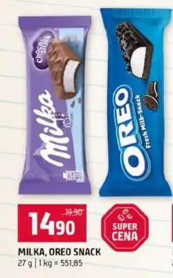 Terno MILKA/OREO Snack nabídka
