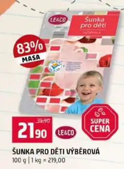Terno Šunka pro děti výběrová nabídka