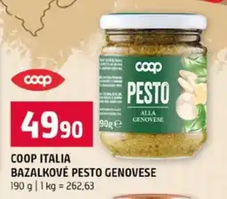Terno COOP ITALIA BAZALKOVÉ PESTO GENOVESE nabídka