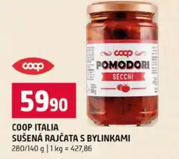 Terno COOP ITALIA SUŠENÁ RAJČATA S BYLINKAMI nabídka