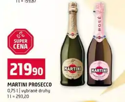 Terno Martini Prosecco nabídka