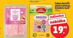 Penny Market Šunka nejvyšší jakosti Amálka, Řezníkův talíř nabídka