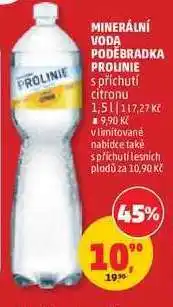 Penny Market MINERÁLNÍ VODA PODĚBRADKA PROLINIE nabídka