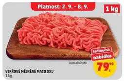 Penny Market Vepřové mleté maso XXL nabídka