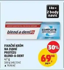 Penny Market FIXAČNÍ KRÉM NA ZUBNÍ PROTÉZU BLEND-A-DENT nabídka