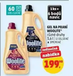 Penny Market GEL NA PRANÍ WOOLITE nabídka
