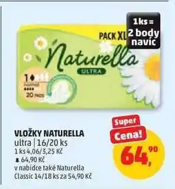 Penny Market VLOŽKY NATURELLA ULTRA nabídka