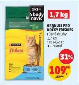 Penny Market GRANULE PRO KOČKY FRISKIES nabídka
